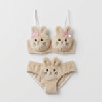 Cute Cartoon Cat Bra & Panty Set
